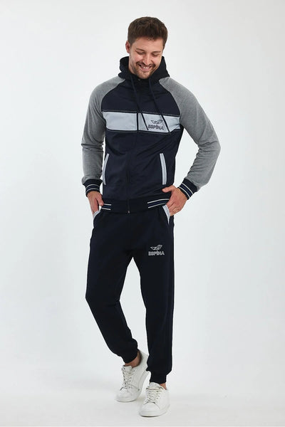 Erkek Kapüşonlu Spor Eşofman Takımı