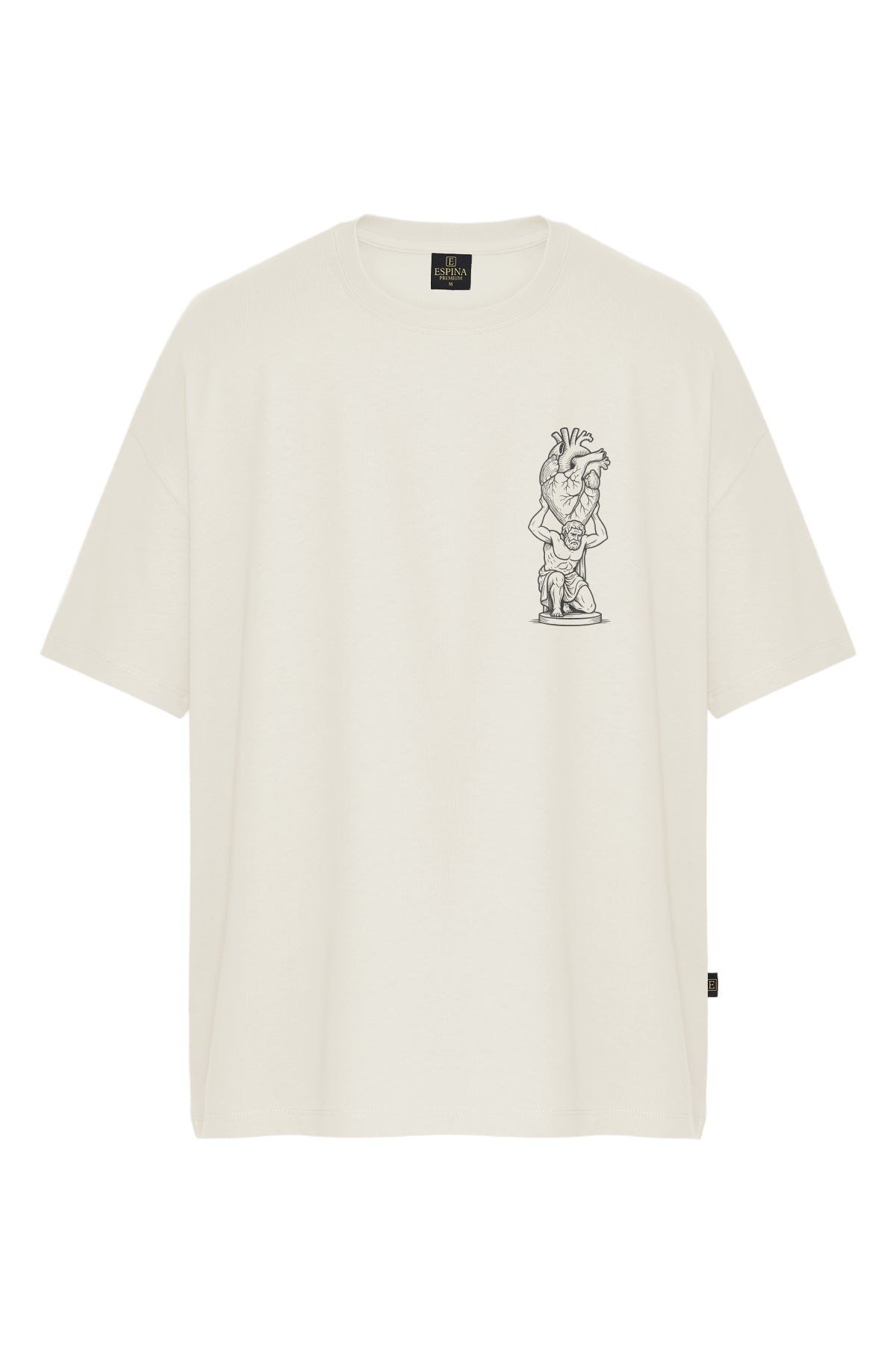 Minimal Tasarım Oversize Tişört