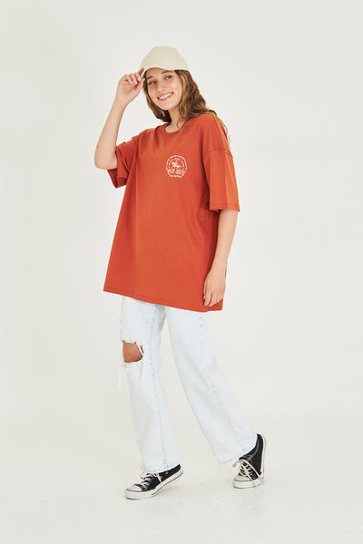 Arxa Ön Dizaynlı Böyük Ölçülü Futbolka 