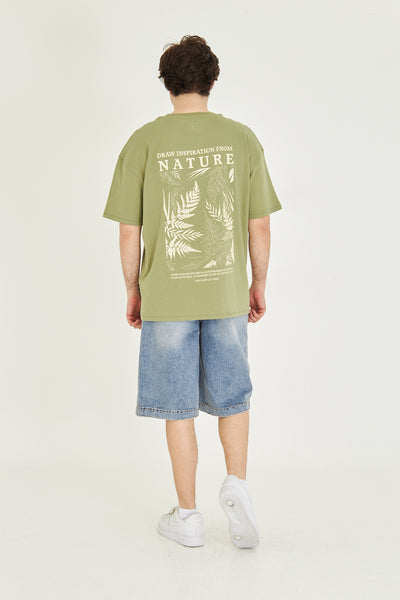 Sırt-Ön Tasarım Oversize Tişört