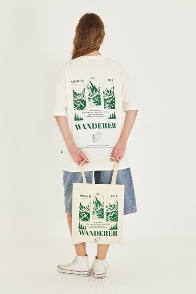 Sırt-Ön Tasarım Oversize Tişört