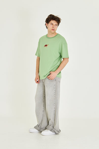 Minimal Tasarım Oversize Tişört