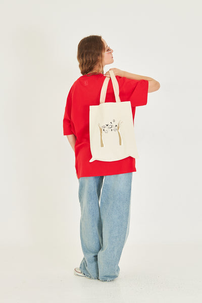 Minimal Tasarım Oversize Tişört