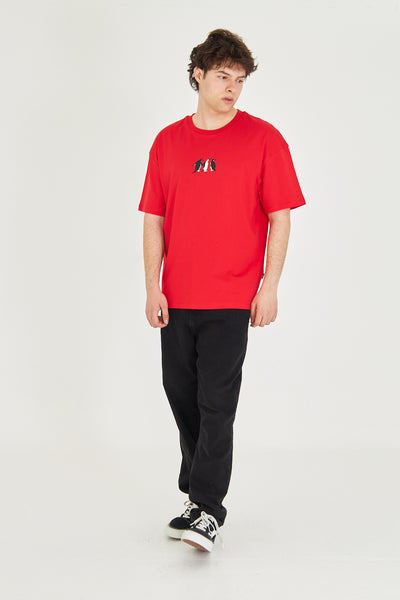 Minimal Tasarım Oversize Tişört