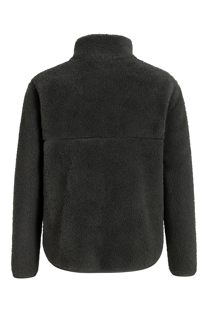 Kadın Peluş Fermuarlı Sweatshirt