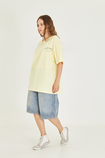 Sırt-Ön Tasarım Oversize Tişört