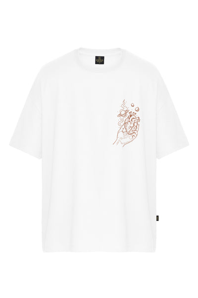 Minimal Tasarım Oversize Tişört