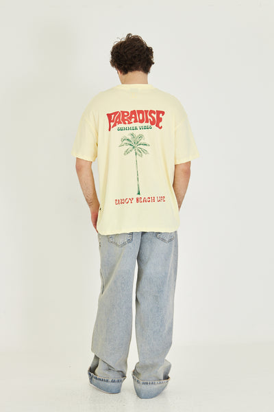 Sırt-Ön Tasarım Oversize Tişört