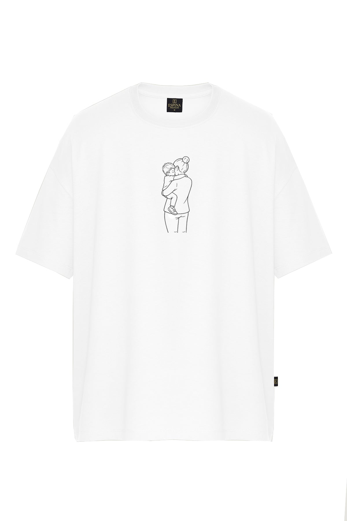 Anne Erkek Çocuk Baskılı Kısa Kollu Tişört