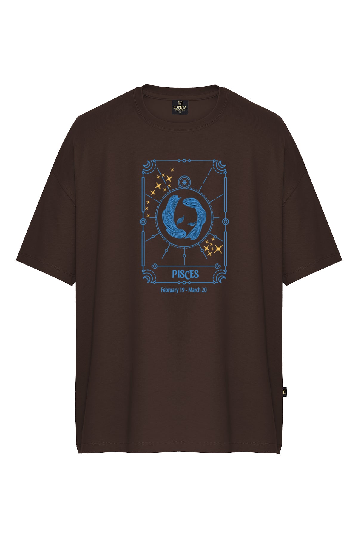 Zodiac Oversize T-Shirt Balık
