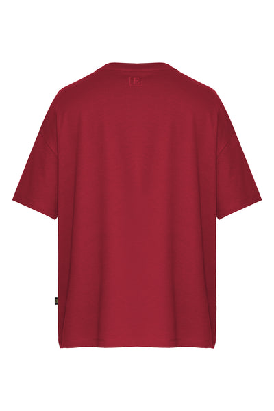 Kadın Basic Oversize Büyük Beden Kısa Kollu Tişört