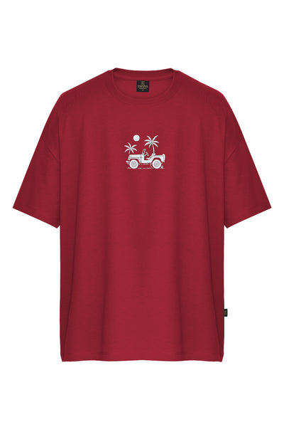 Minimal Tasarım Oversize Tişört