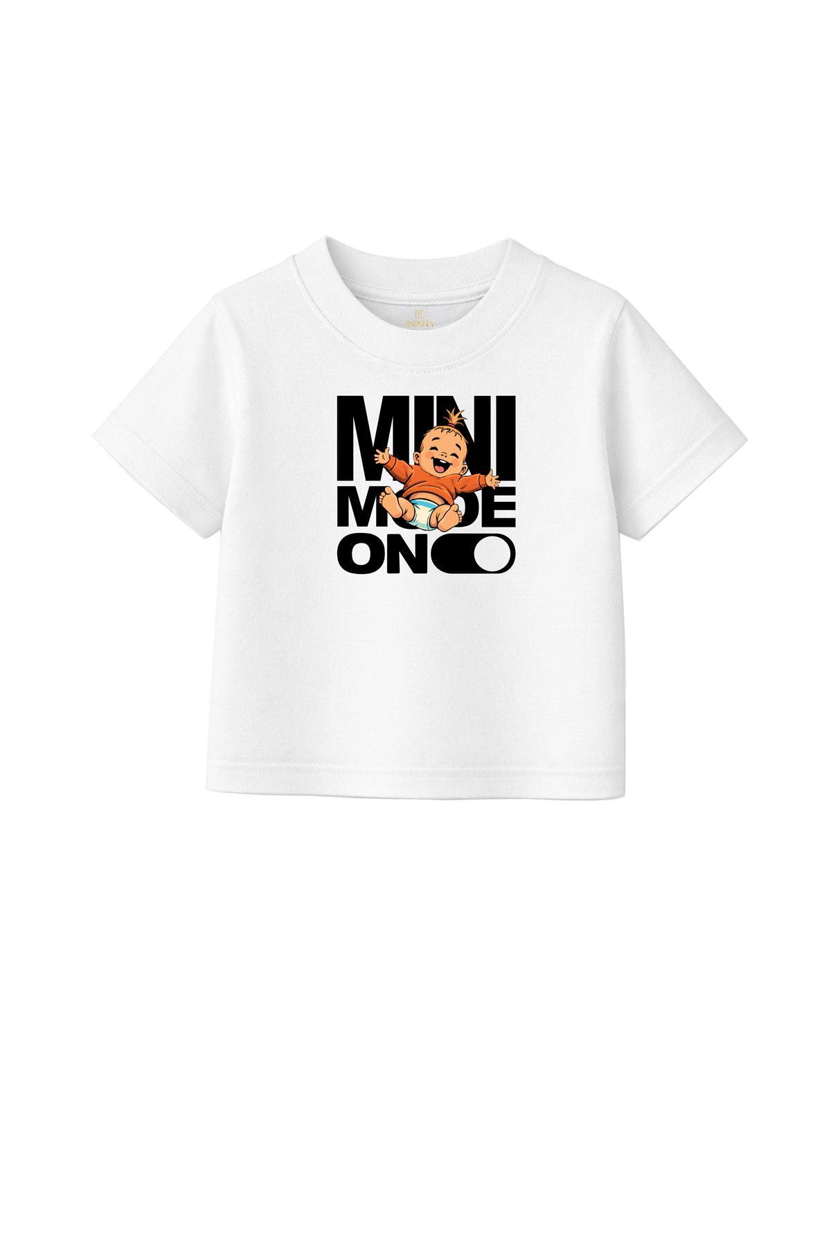 Kız Mini Mode On Baskılı Bebek/Çocuk Tişört