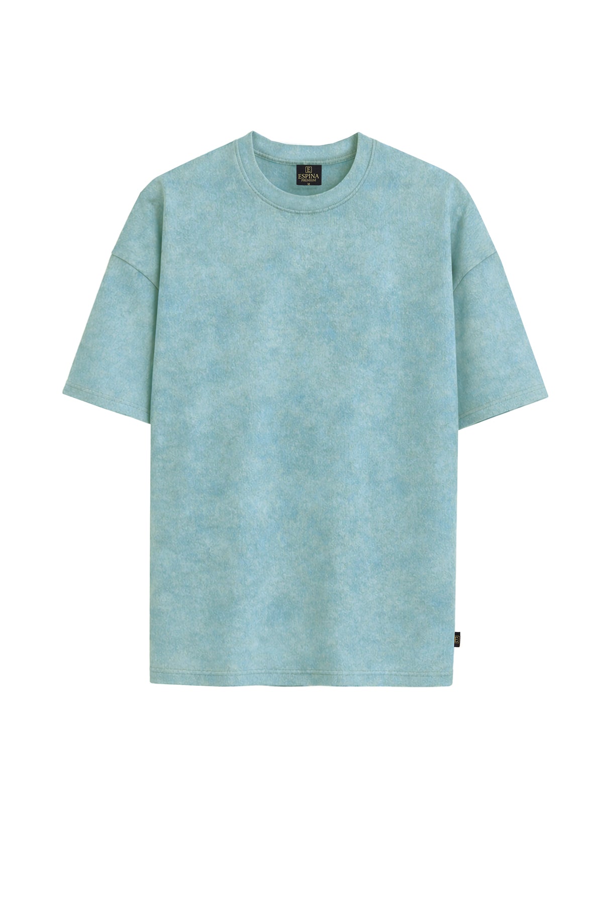 Vintage Batik Desenli Kısa Kollu Tişört