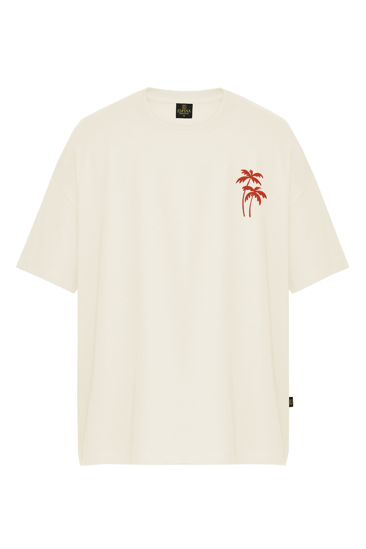 Surf Club Baskılı Oversize Kısa Kollu Tişört