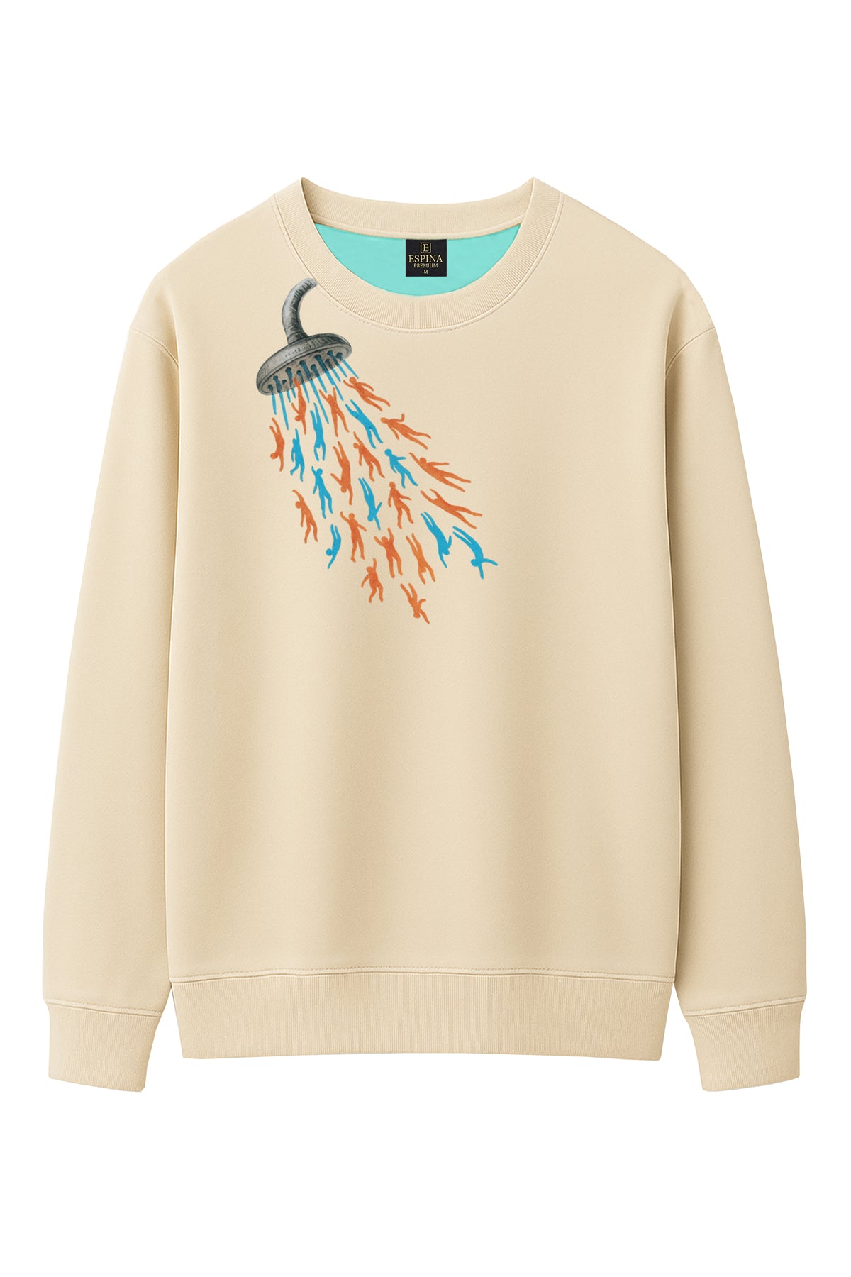 Regular İnsan Baskılı Sweatshirt