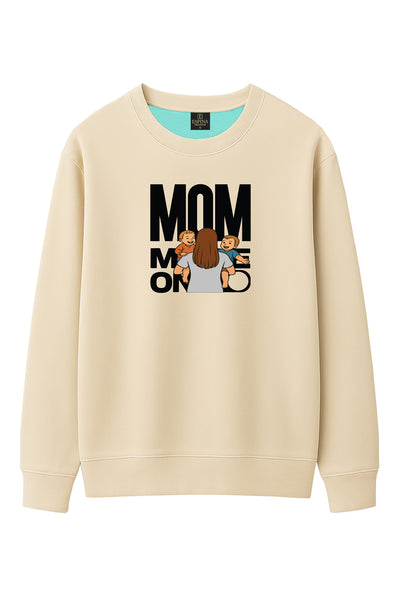Mom Mode On 2 Oğlan üçün Naxışlı Sweatshirt