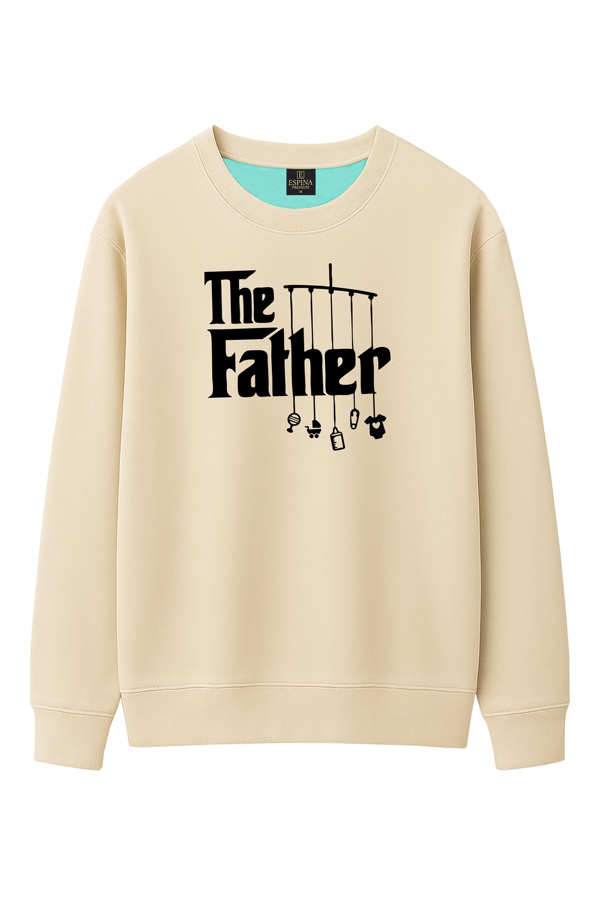Regular The Father Baskılı Sweatshirt