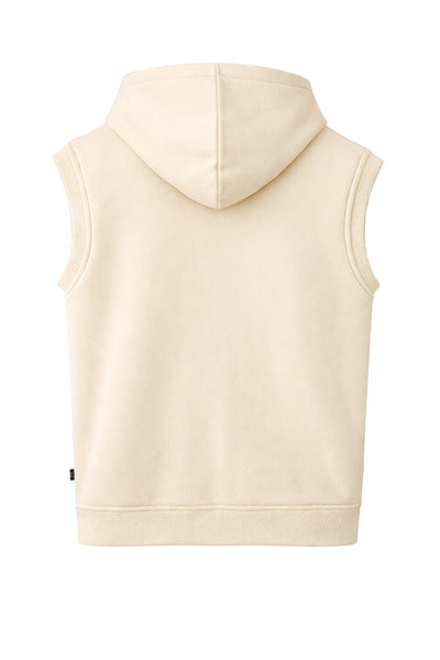 Erkek Kapüşonlu Fermuarlı Yelek