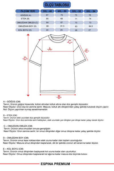 Kadın Basic Oversize Büyük Beden Kısa Kollu Tişört