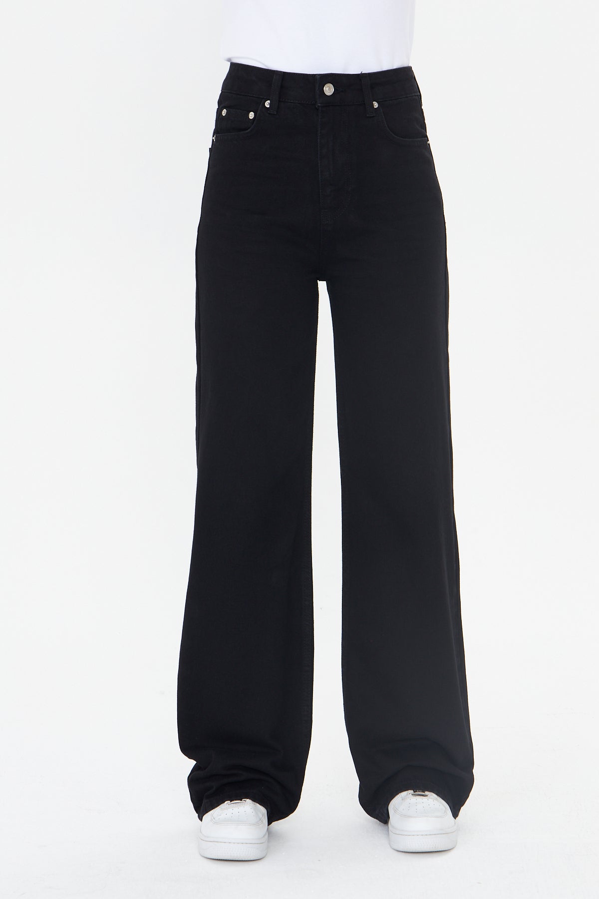 Yüksek Bel Wide Leg Jean 00039