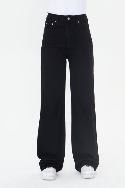 Yüksek Bel Wide Leg Jean 00039