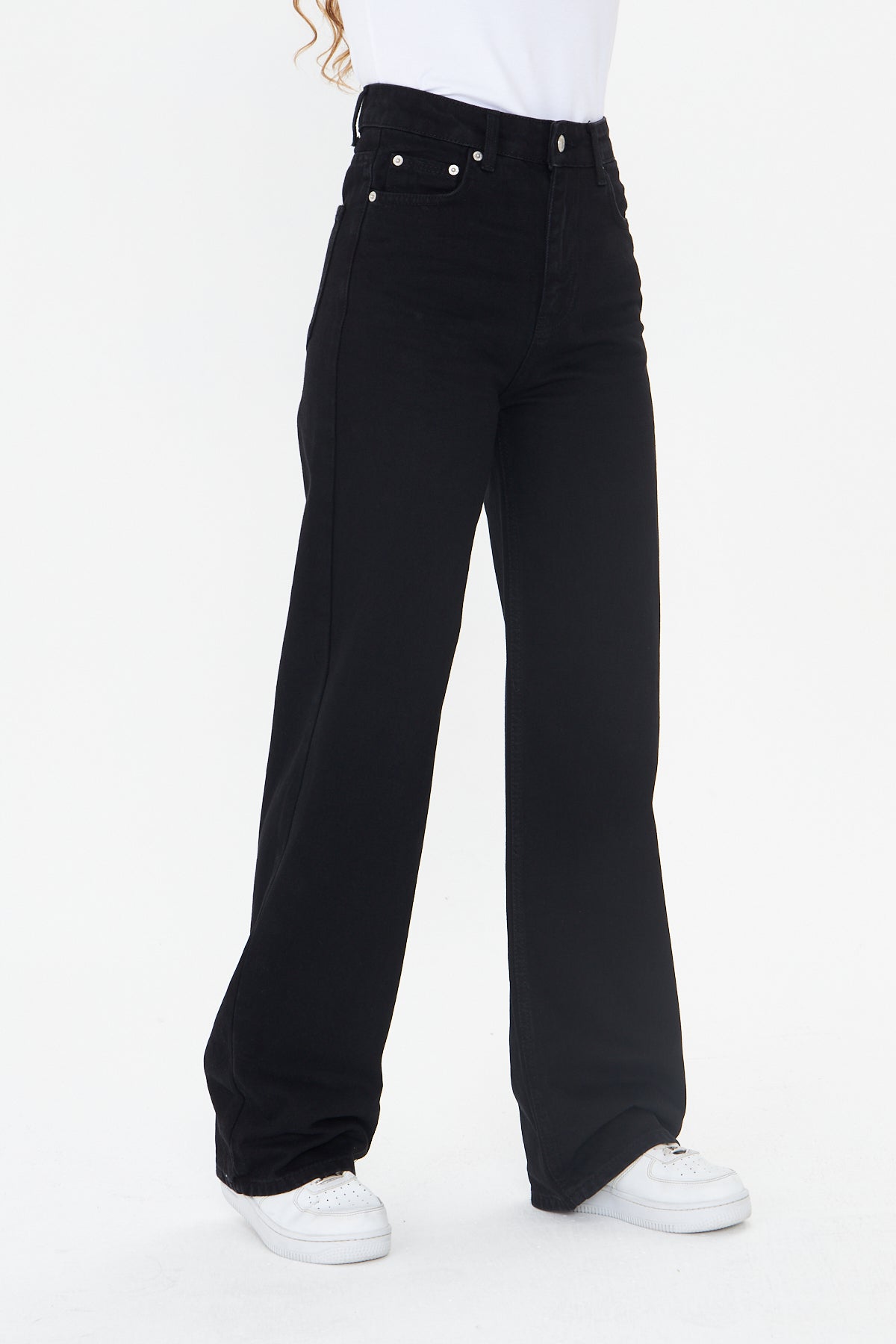 Yüksek Bel Wide Leg Jean 00039