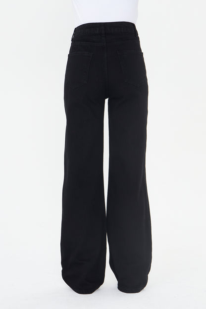 Yüksek Bel Wide Leg Jean 00039