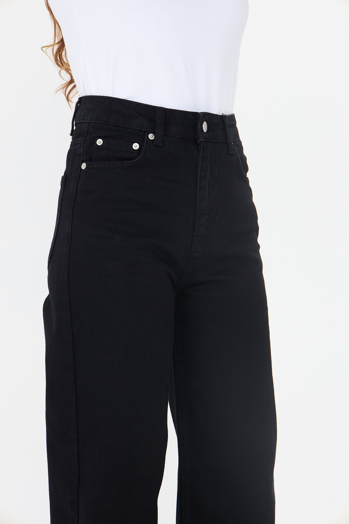 Yüksek Bel Wide Leg Jean 00039