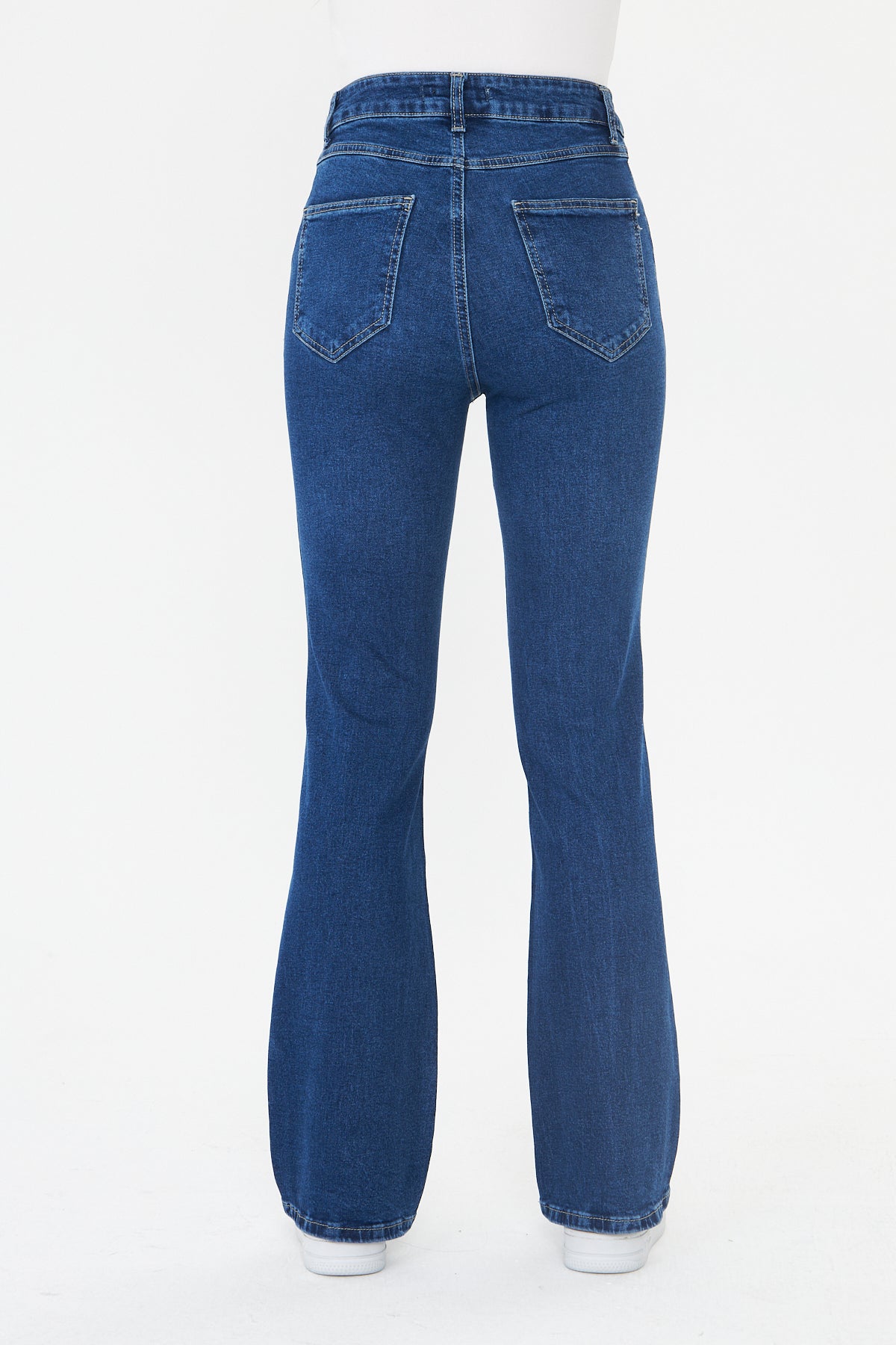 Yüksek Bel Bootcut Jean 00038