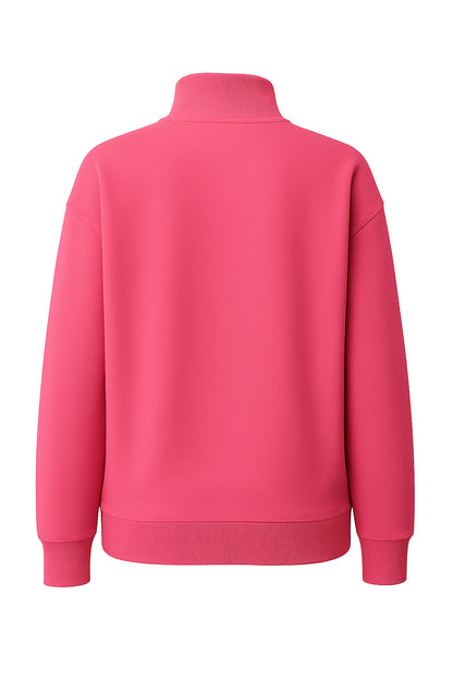 Kadın Oversize Slogan Baskılı Tunik Sweatshirt