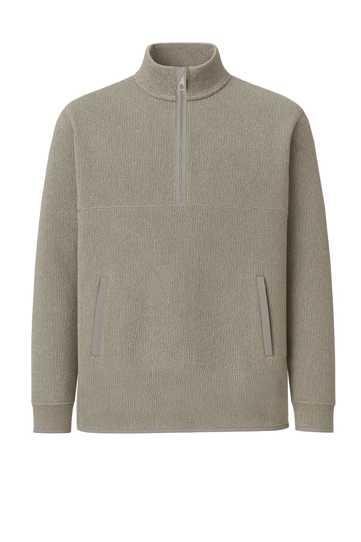 Yarım Balıkçı Fermuarlı Sweatshirt