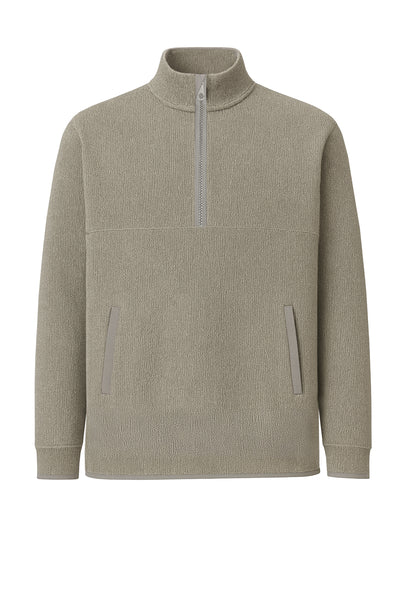 Yarım Balıkçı Fermuarlı Sweatshirt