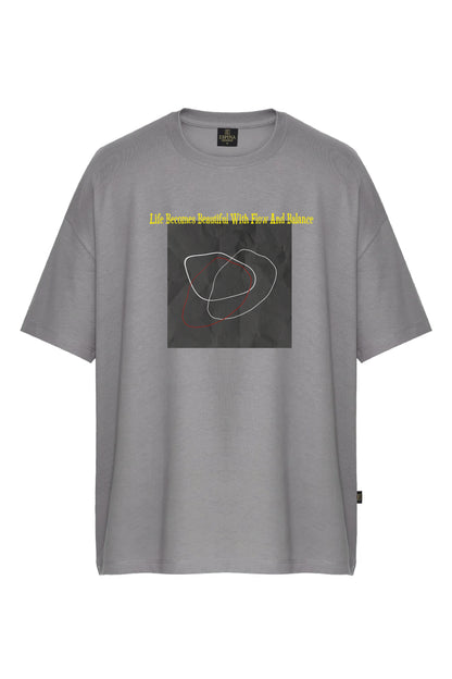 Oversize Baskılı Tişört