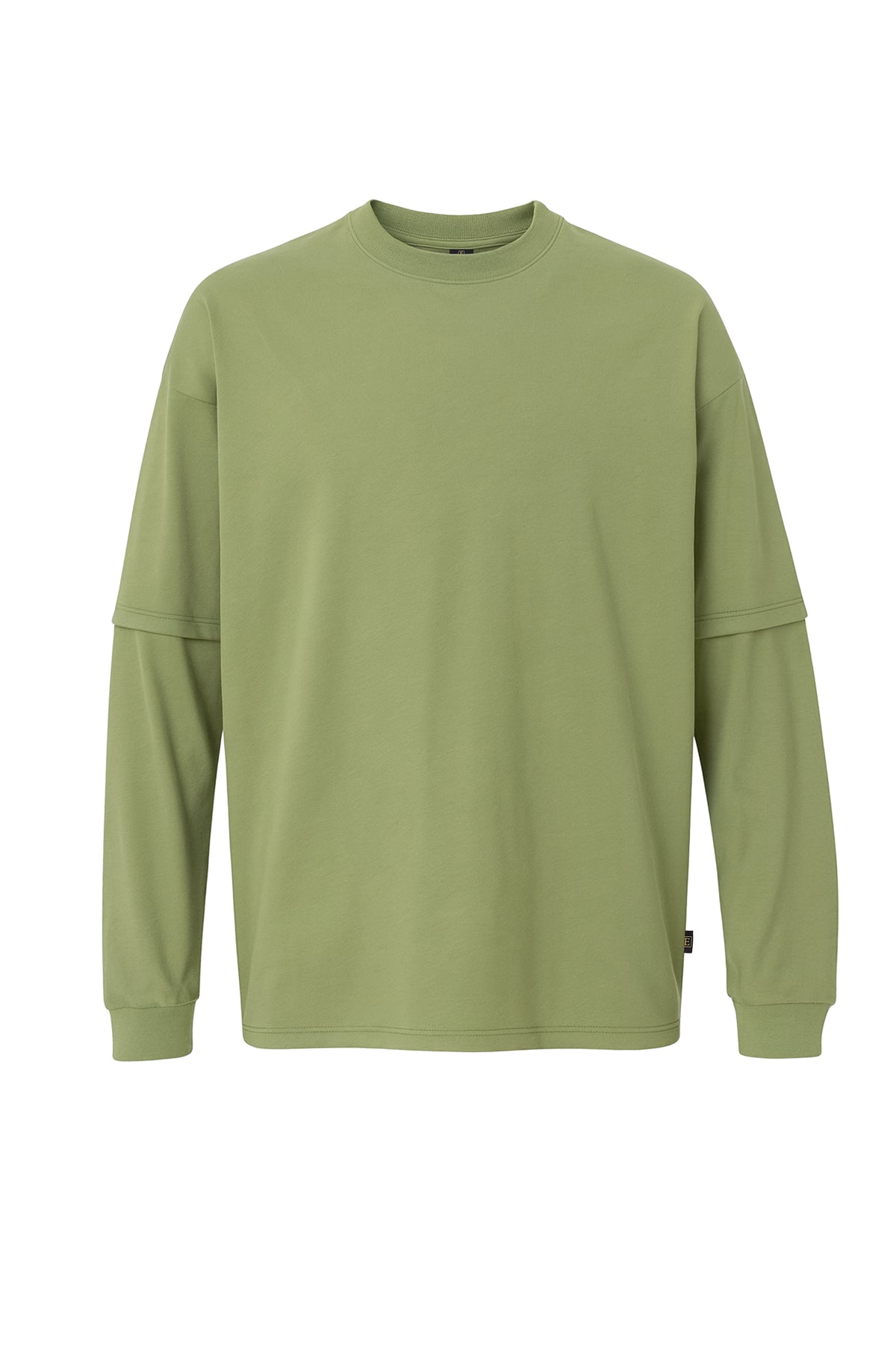 Çift Kollu Basic Oversize Tişört
