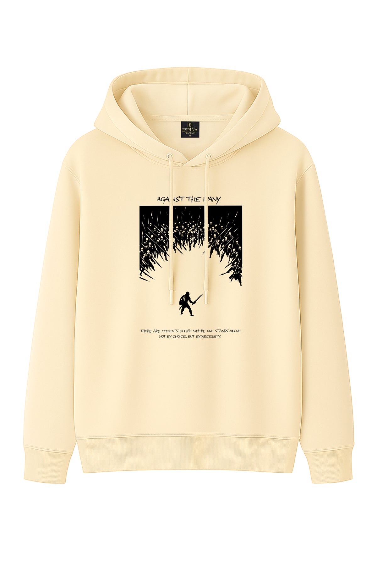 Regular Against The Many Baskılı Kapüşonlu Sweatshirt