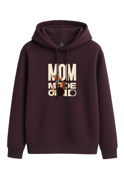 Mom Mode On Baskılı Kapüşonlu Sweatshirt & Jogger Eşofman Takımı