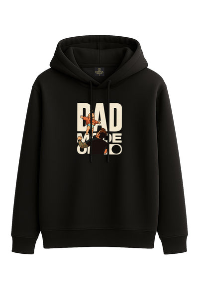 DAD MODE ON Baskılı Kapüşonlu Sweatshirt & Jogger Eşofman Takımı