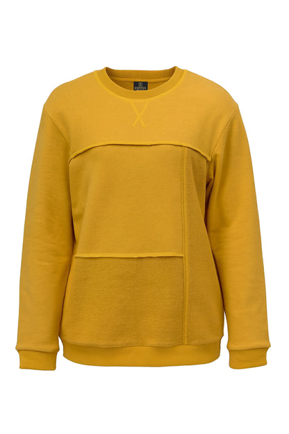 Kadın Regular Kesik Parça Detaylı Sweatshirt
