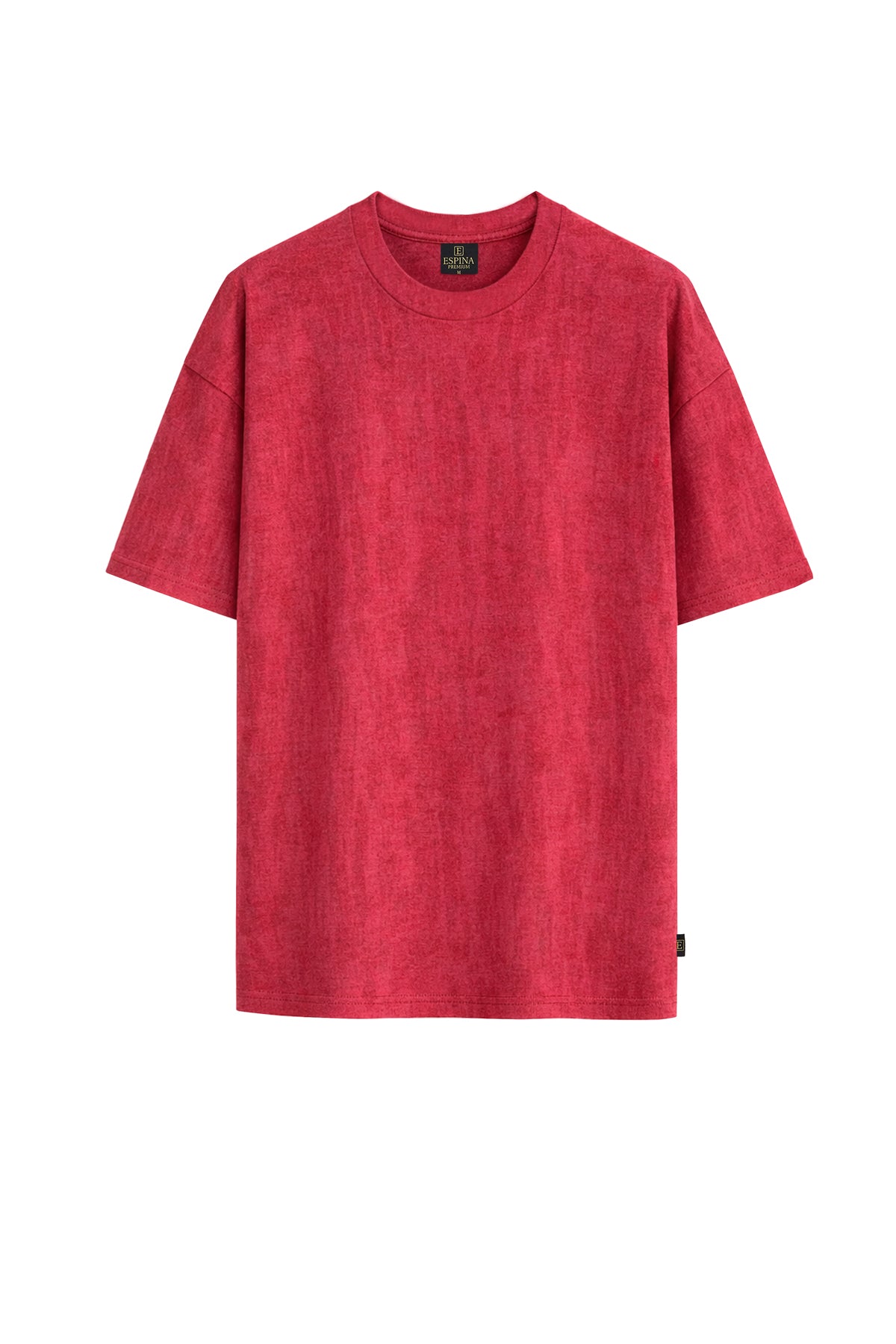 Vintage Batik Desenli Kısa Kollu Tişört