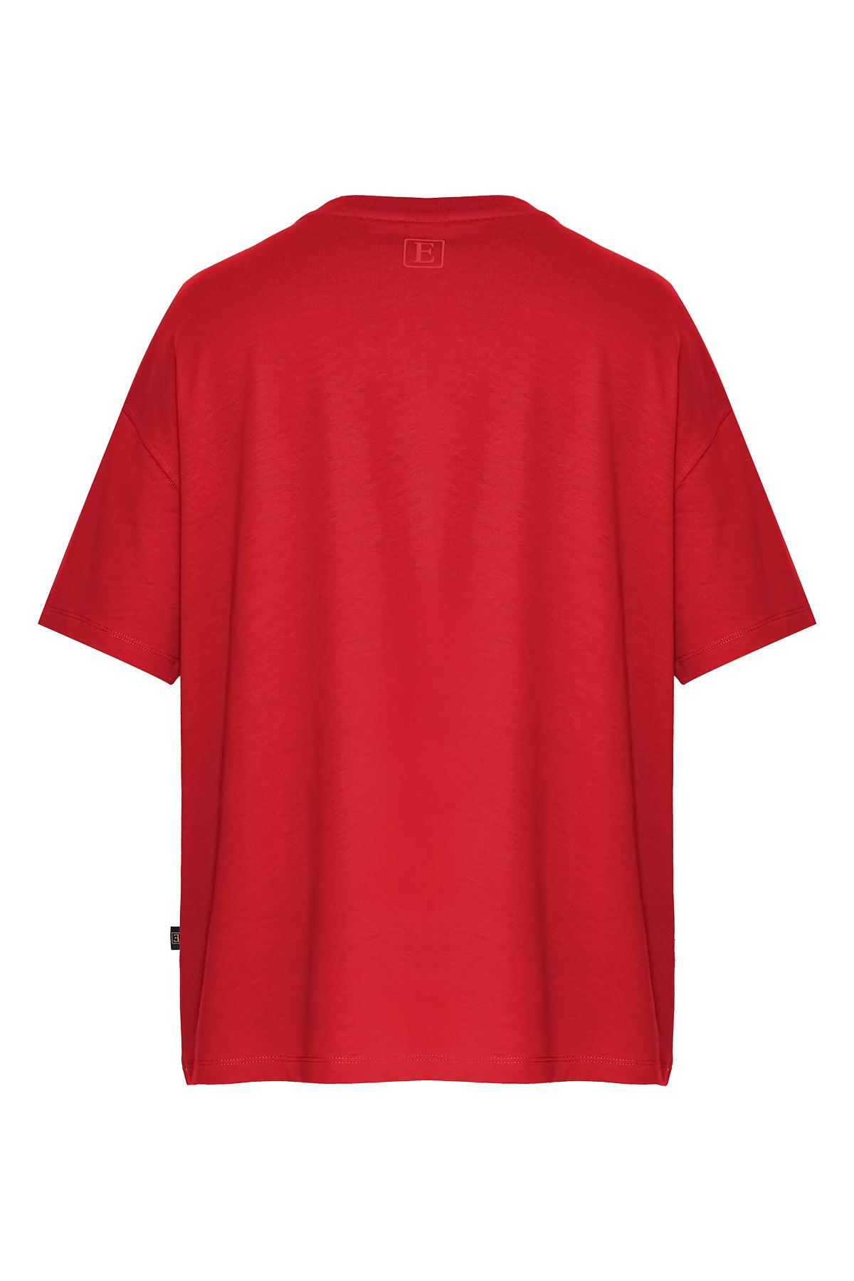 Kadın Basic Oversize Büyük Beden Kısa Kollu Tişört