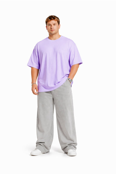 Erkek Basic Oversize Büyük Beden Kısa Kollu Tişört