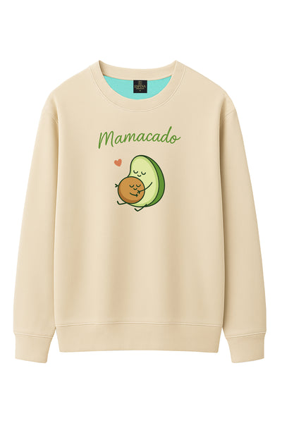 Regular Mamacado Baskılı Sweatshirt