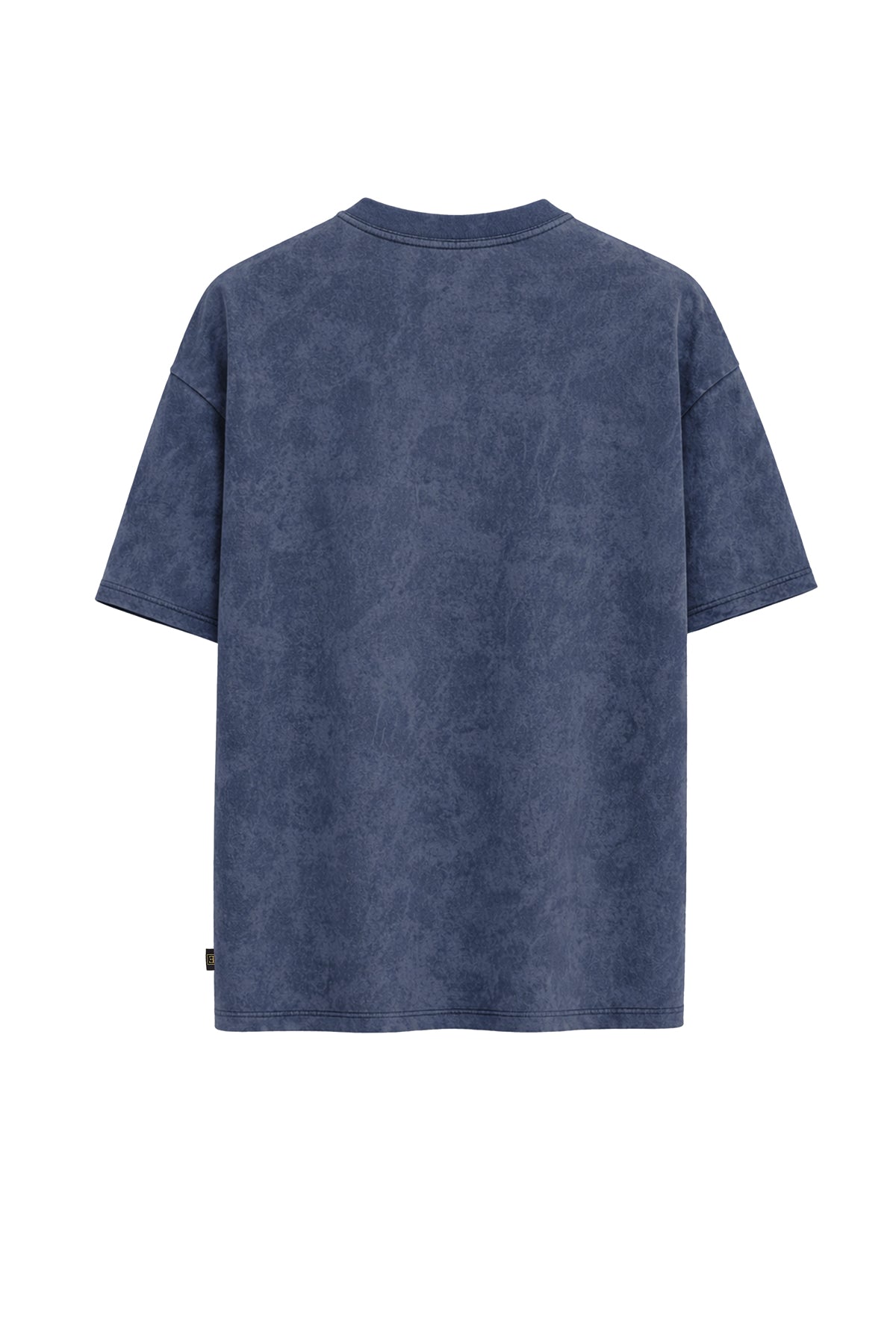 Vintage Batik Desenli Kısa Kollu Tişört