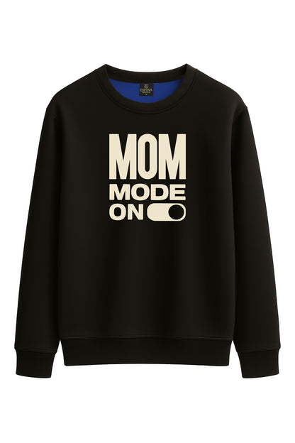 Regular Mom Mode On Baskılı Sweatshirt 2