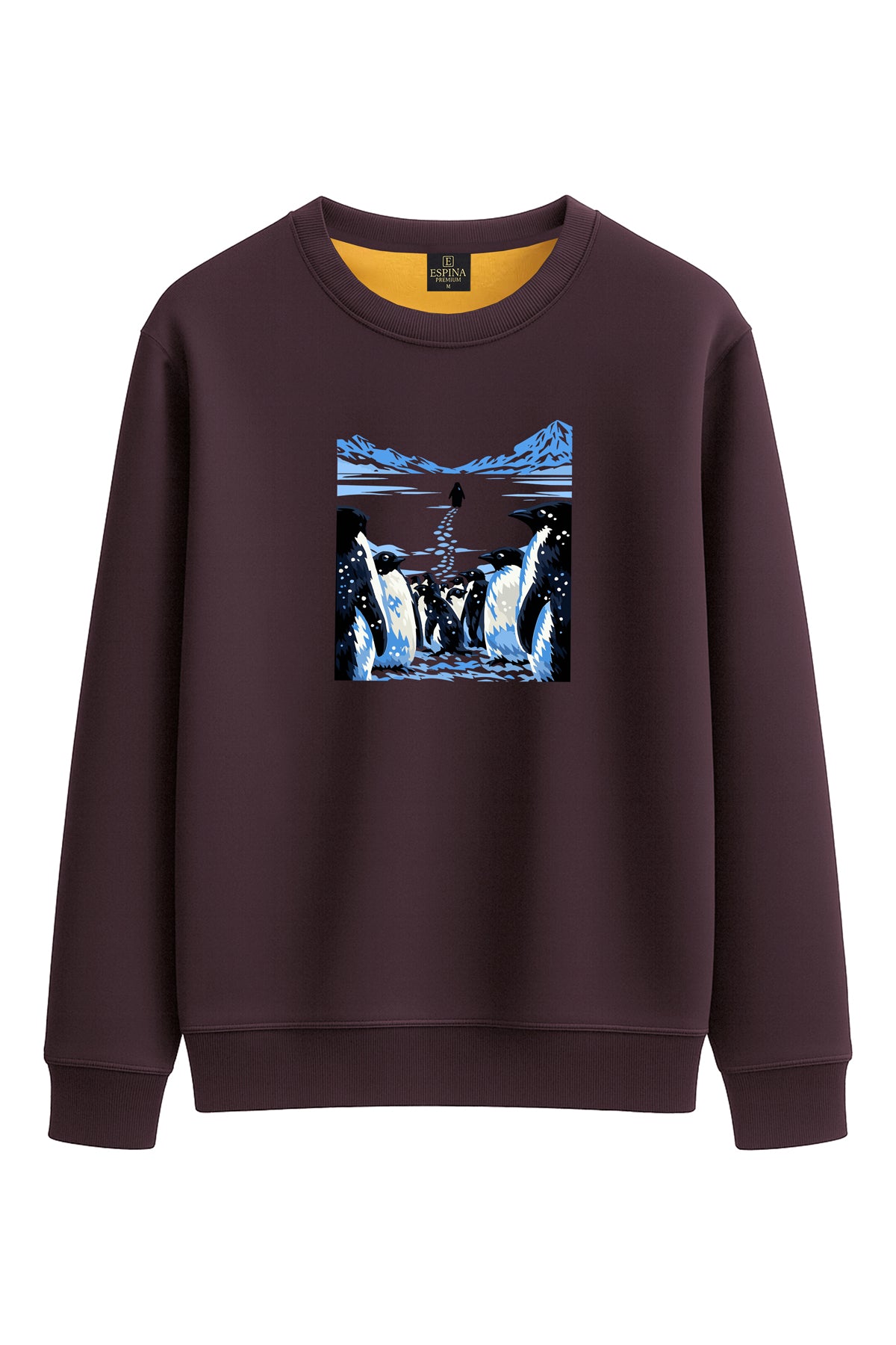 Penguen Baskılı Sweatshirt