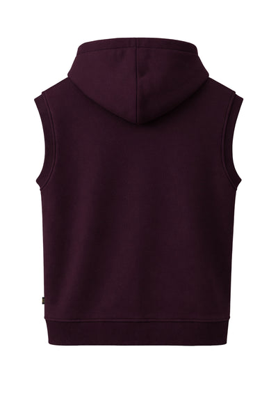 Erkek Kapüşonlu Fermuarlı Yelek