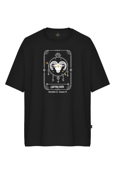 Zodiac Oversize T-Shirt Oğlak