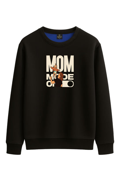 Regular Mom Mode On Baskılı Sweatshirt 1