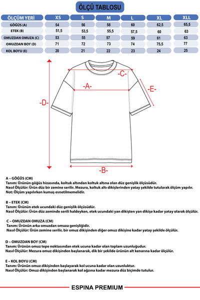 Unisex Gitar Baskılı Oversize Tişört